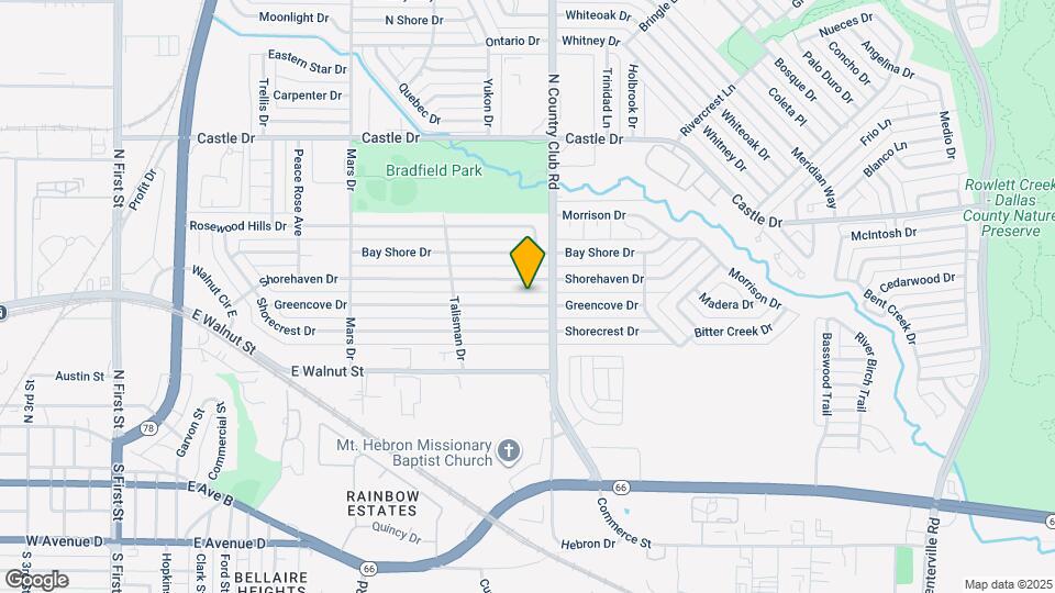 1309 Greencove Dr Map and Location Details