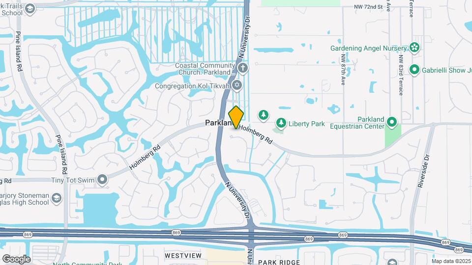 6404 NW 93rd Dr Map and Location Details