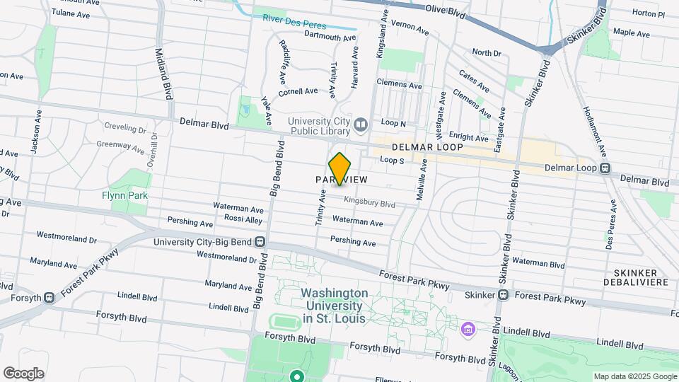 6823 Kingsbury Blvd Mapa y Detalles de la Ubicación