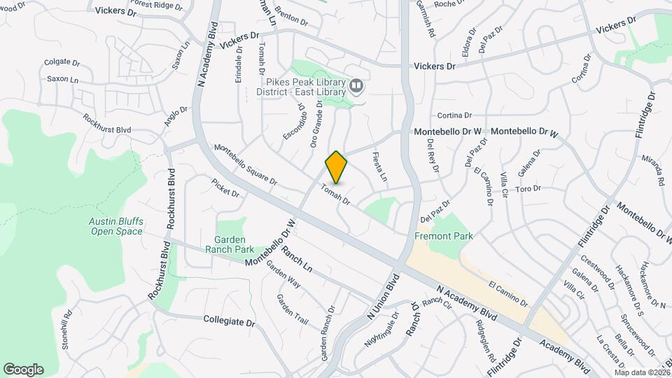 2615 Tomah Pl Map and Location Details