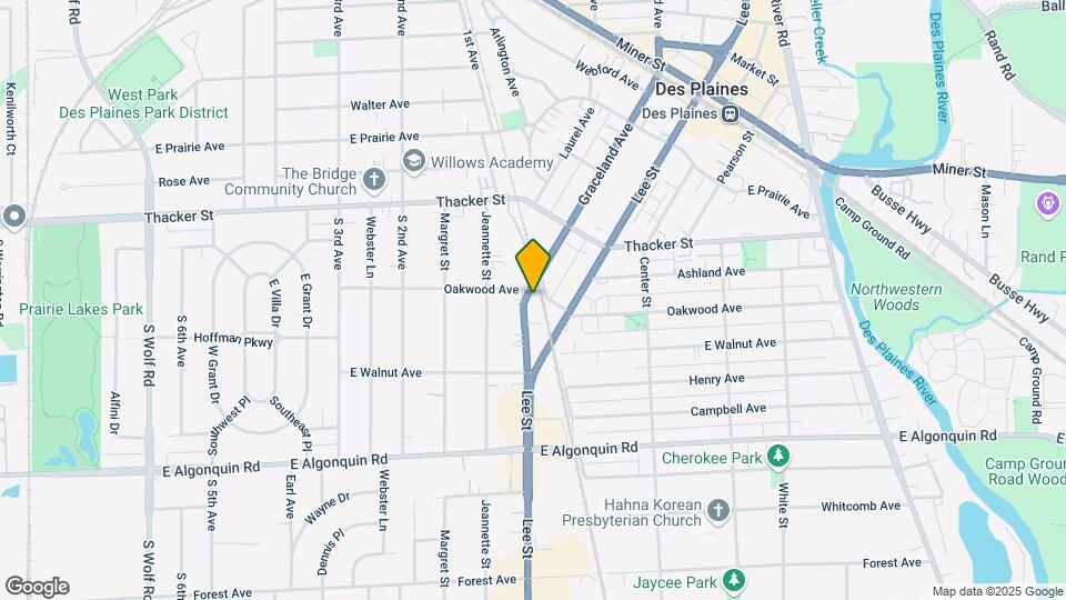 933 Graceland Ave Map and Location Details