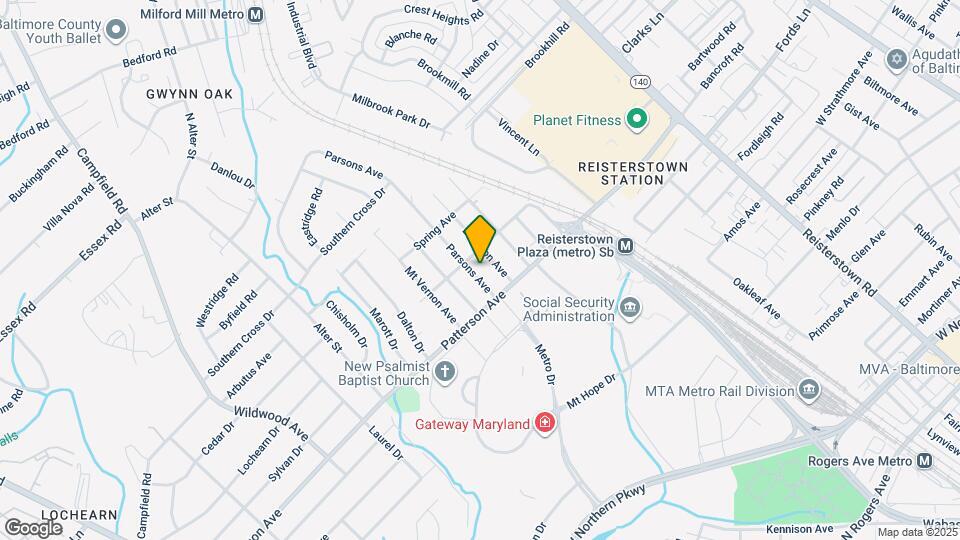 6511 Parsons Ave Map and Location Details