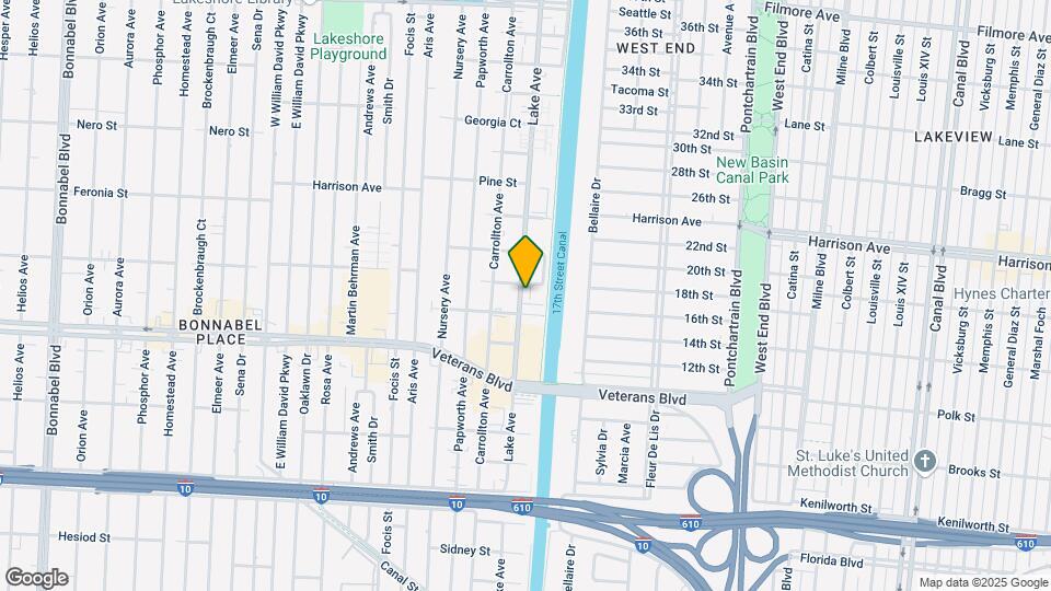 1017 Lake Ave Map and Location Details