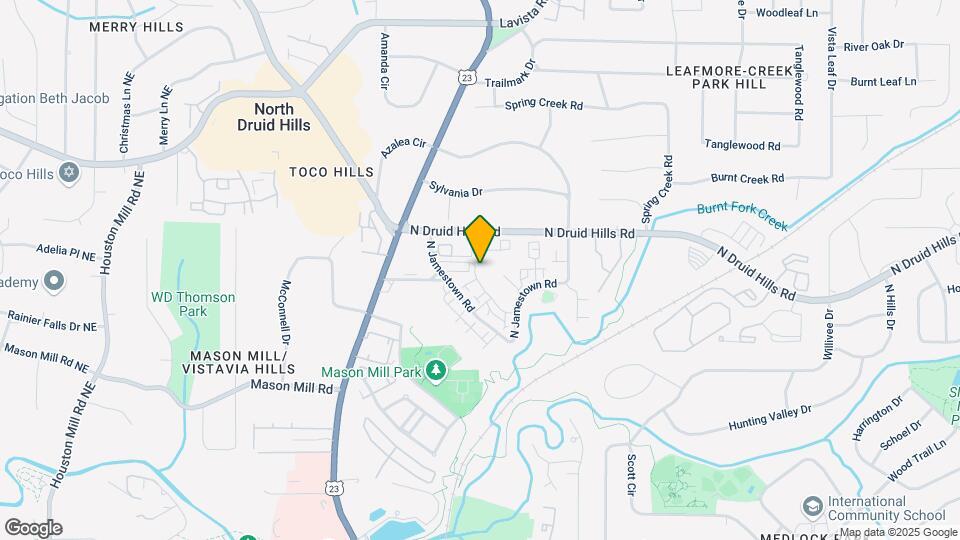 1257 Hampton Park Rd Map and Location Details