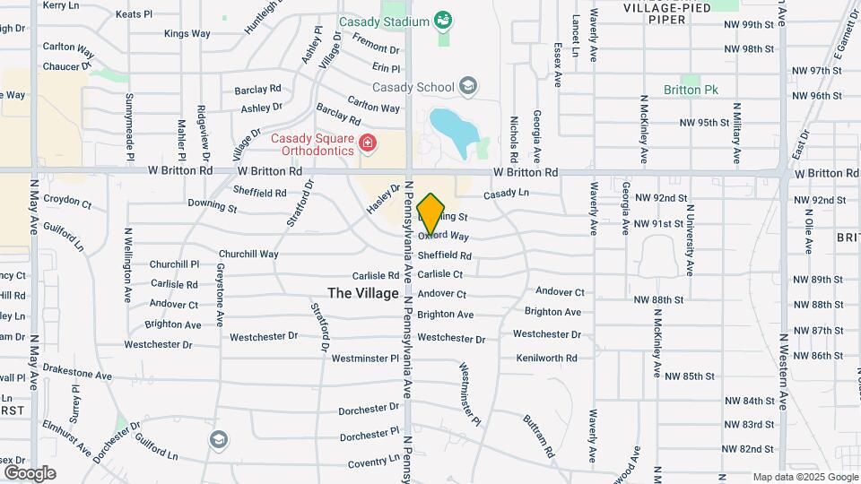 1616 Oxford Way Map and Location Details