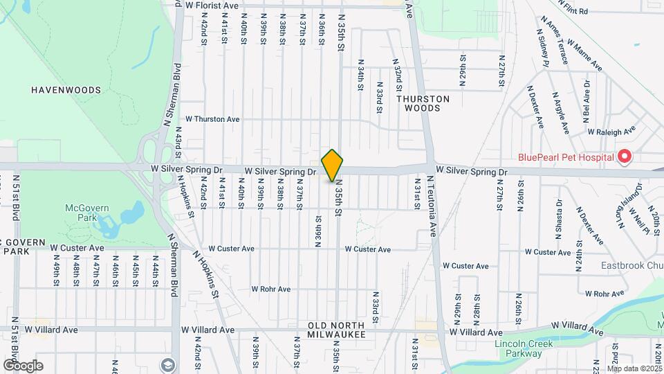 5541-5543 N 35th St. Map and Location Details