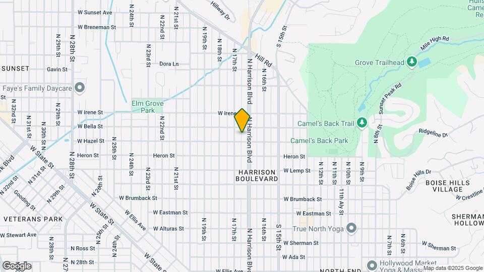 1805 N Harrison Blvd Mapa y Detalles de la Ubicación