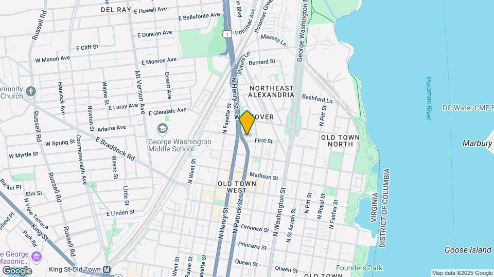 1015 First St Map and Location Details