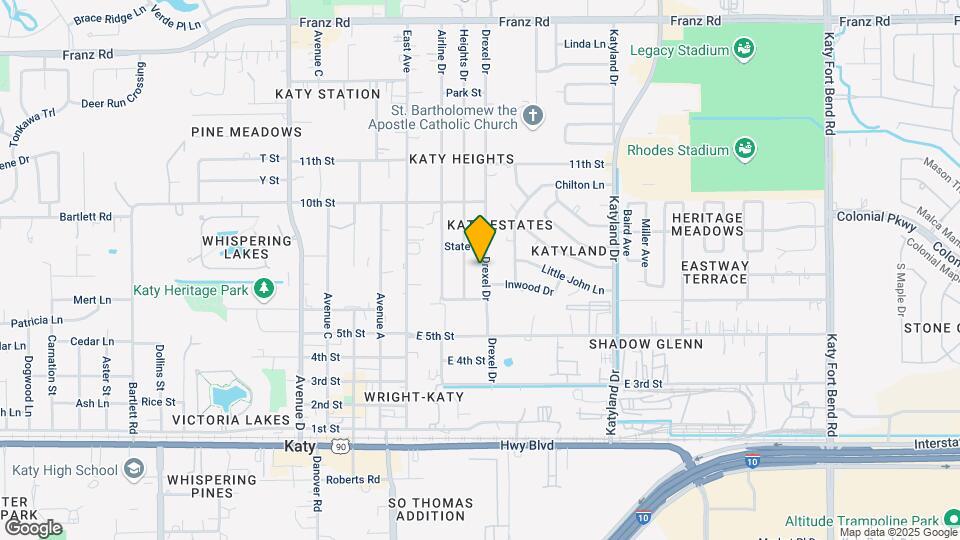 1409 Drexel Dr Map and Location Details