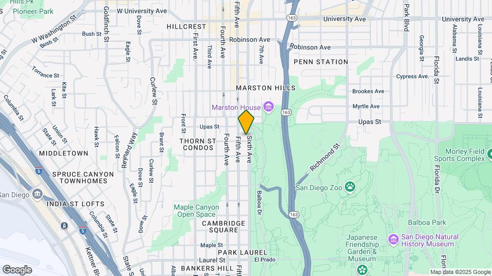 540 Thorn St Mapa y Detalles de la Ubicación
