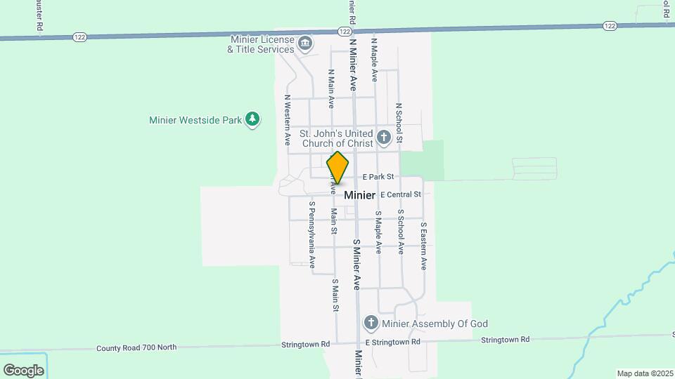 102 N Main Ave Map and Location Details