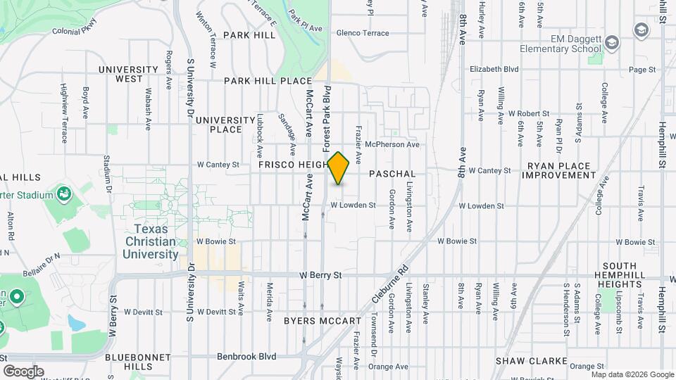 2820 Wayside Ave Map and Location Details