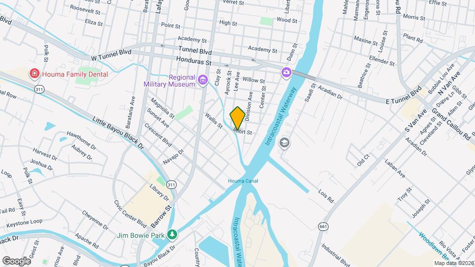 1116 Short St Mapa y Detalles de la Ubicación