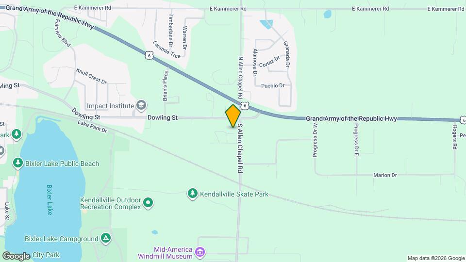 1985 Deerfield Ln Map and Location Details