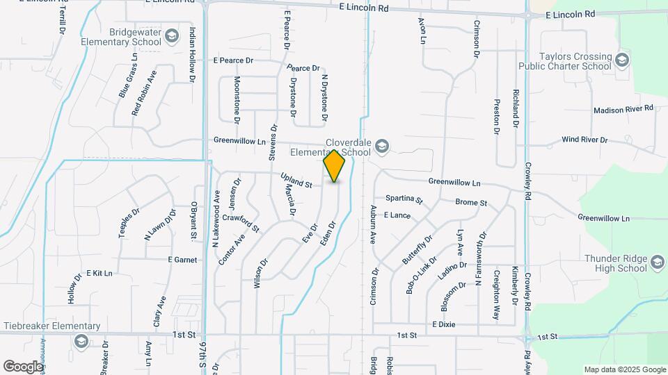 870 Eden Dr Map and Location Details