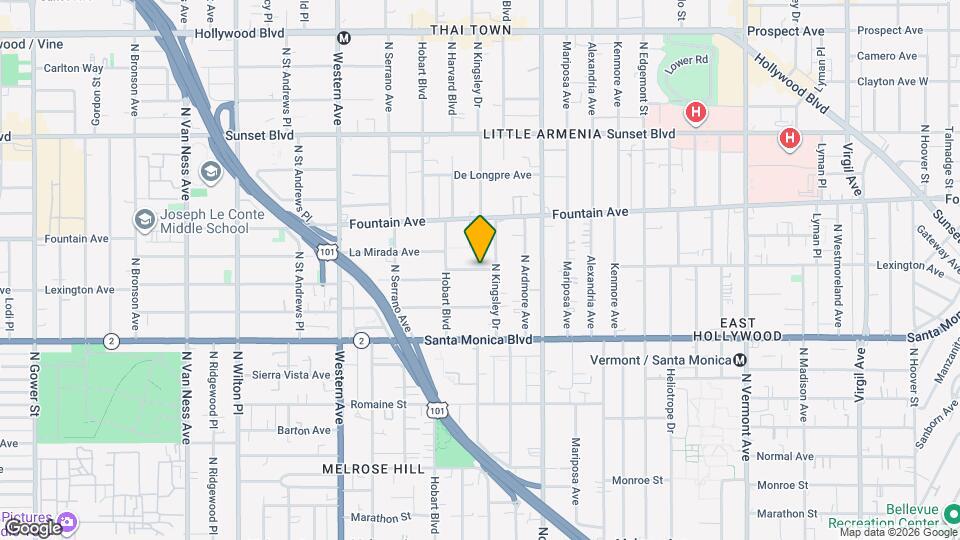 5226 Lexington Ave, Unit 28 Mapa y Detalles de la Ubicación