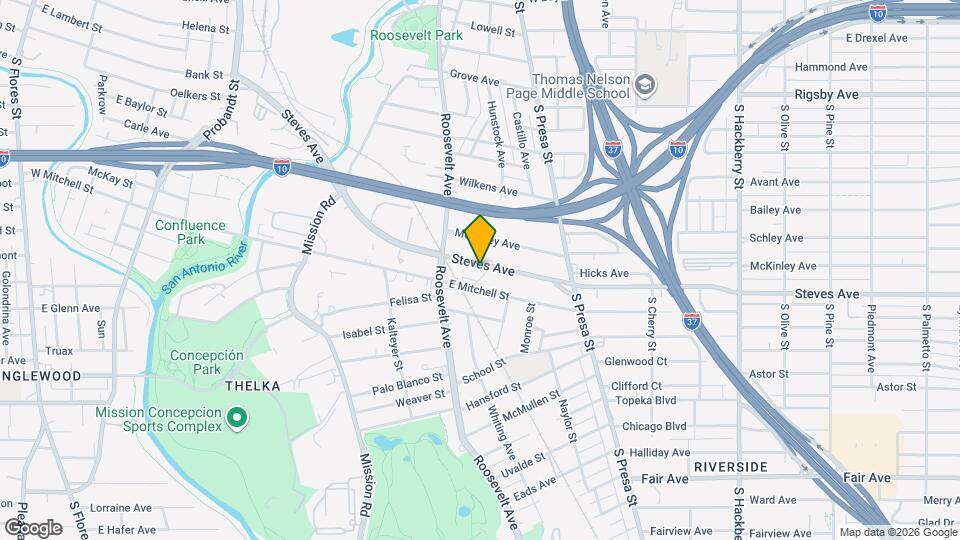 840 Steves Ave, Unit 840 Mapa y Detalles de la Ubicación