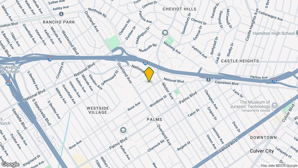 10460 National Blvd Map and Location Details