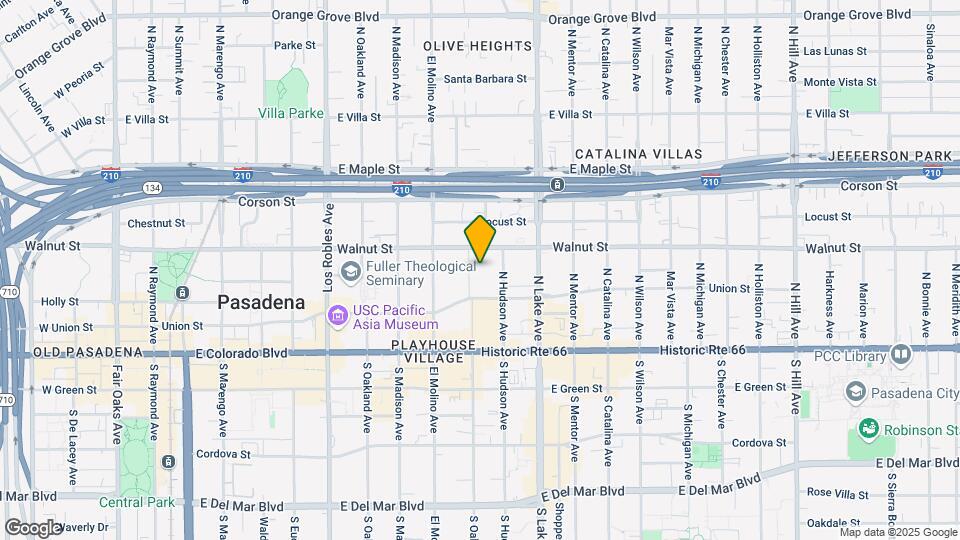 164 N Oak Knoll Ave Mapa y Detalles de la Ubicación
