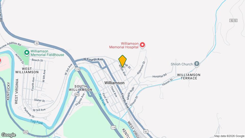 42 W 6th Ave Map and Location Details