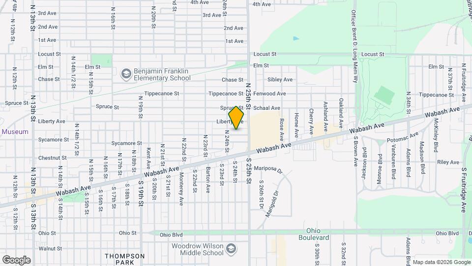 2424 Cleveland Ave Map and Location Details