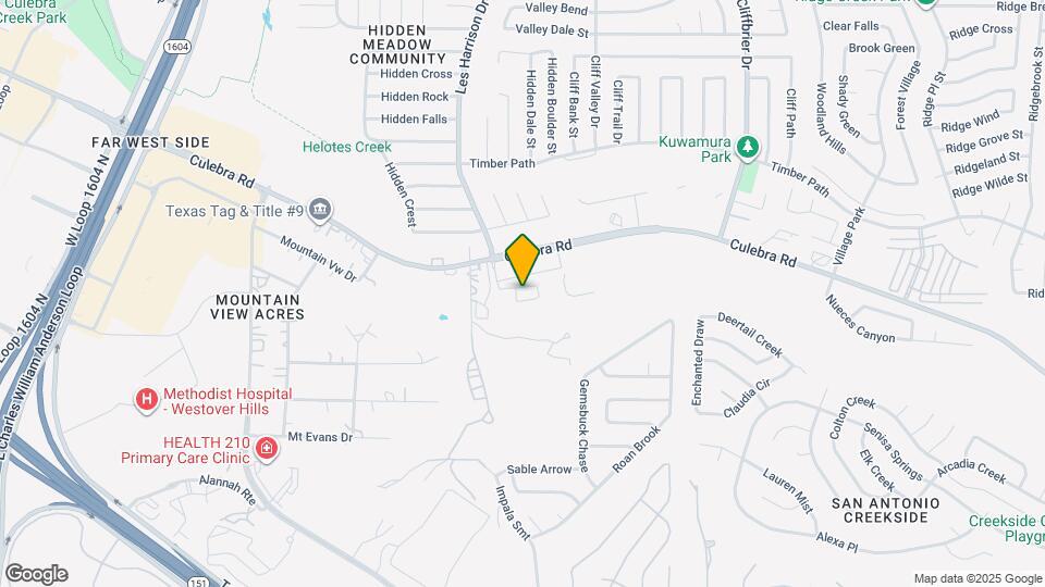 10148 Culebra Rd Map and Location Details