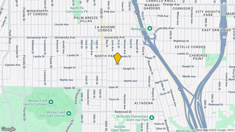 3618 31st St Mapa y Detalles de la Ubicación