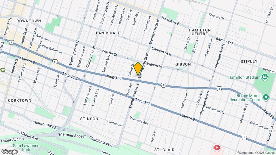 11B WENTWORTH Street N Map and Location Details