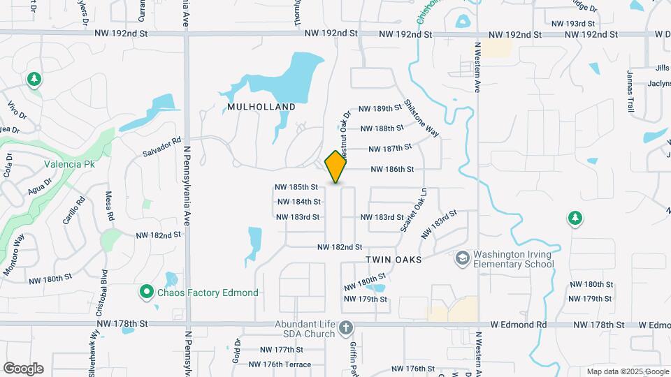 18513 Chestnut Oak Dr Map and Location Details