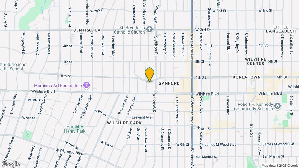 610 S Vanness Ave Map and Location Details