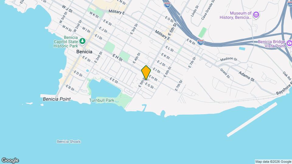 515 E G St Map and Location Details