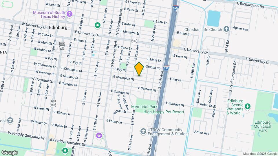 1123 E Champion St Map and Location Details