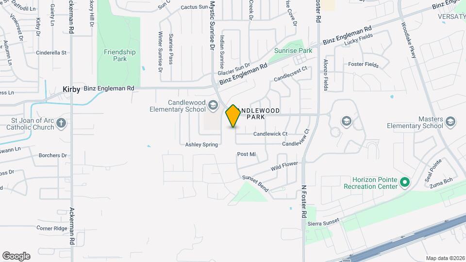 3605 Candlebrook Ln Mapa y Detalles de la Ubicación