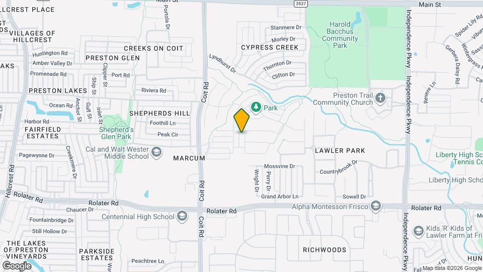 7937 Piedmont Ave Map and Location Details