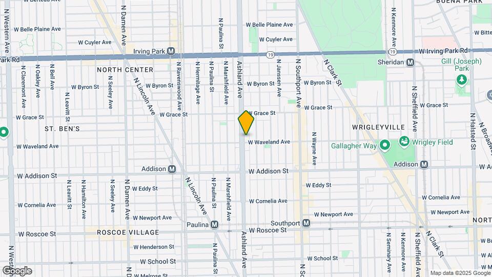 3709 N Ashland Ave Map and Location Details