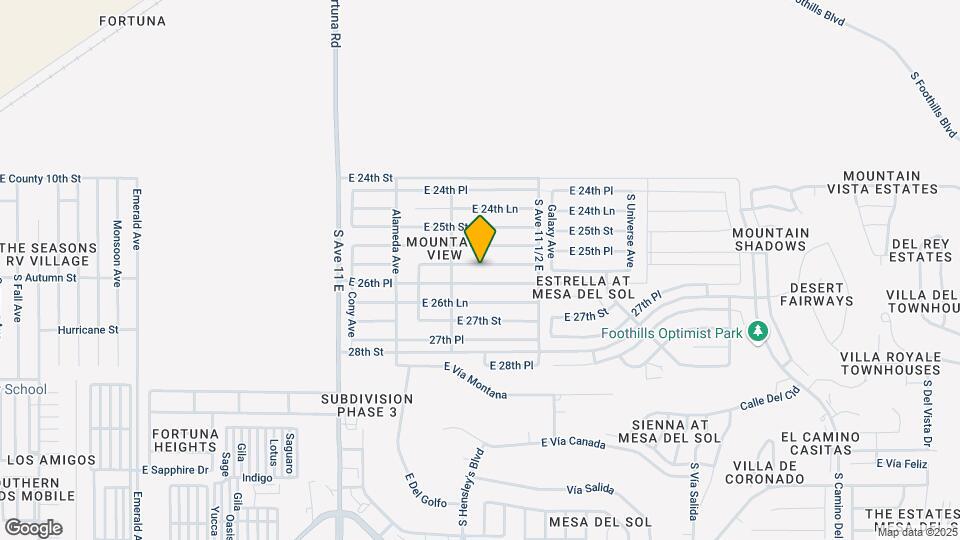 11377 E 26th St Map and Location Details