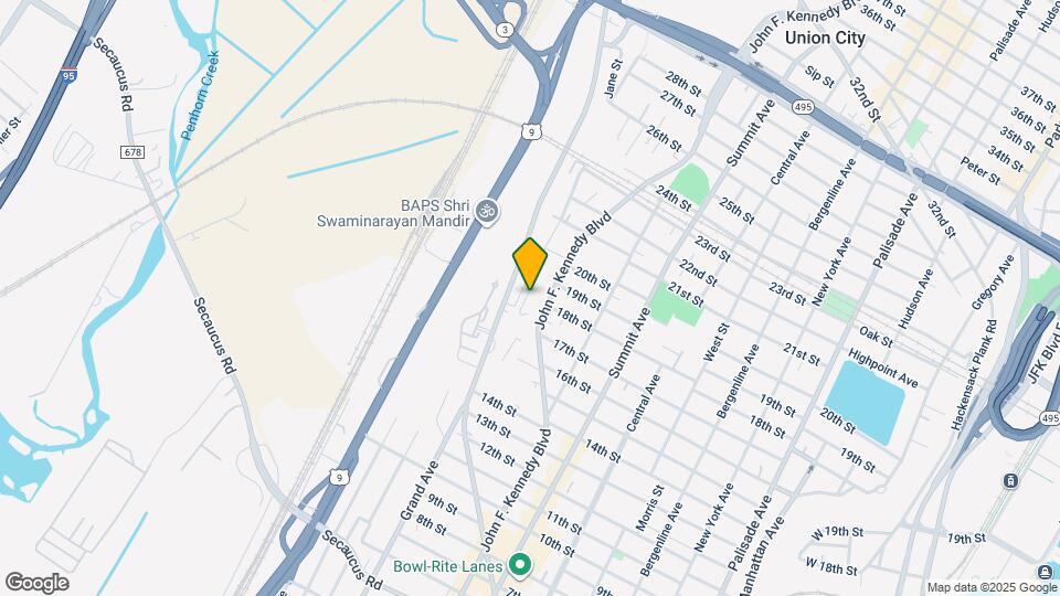 1721 JOHN F KENNEDY Blvd Map and Location Details