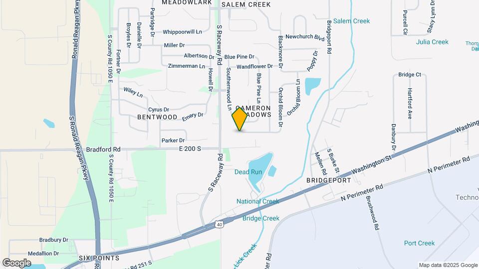 2122 Southernwood Ln Mapa y Detalles de la Ubicación
