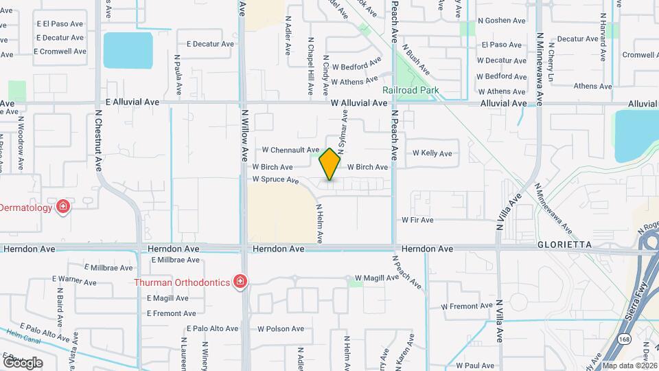 577 N Helm Ln Map and Location Details