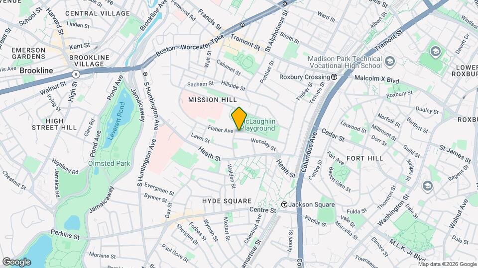 84 Fisher Ave Map and Location Details