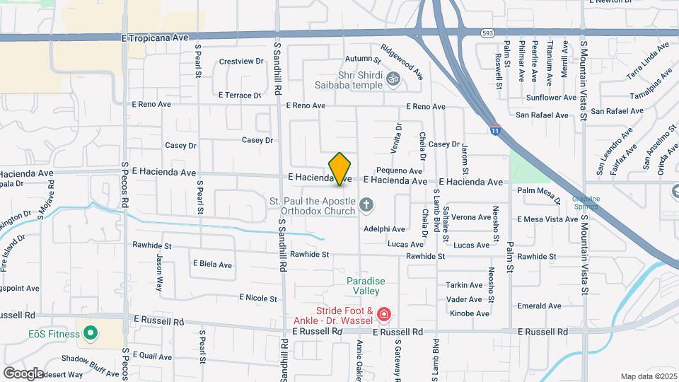 5335 Pistolera Cir Map and Location Details