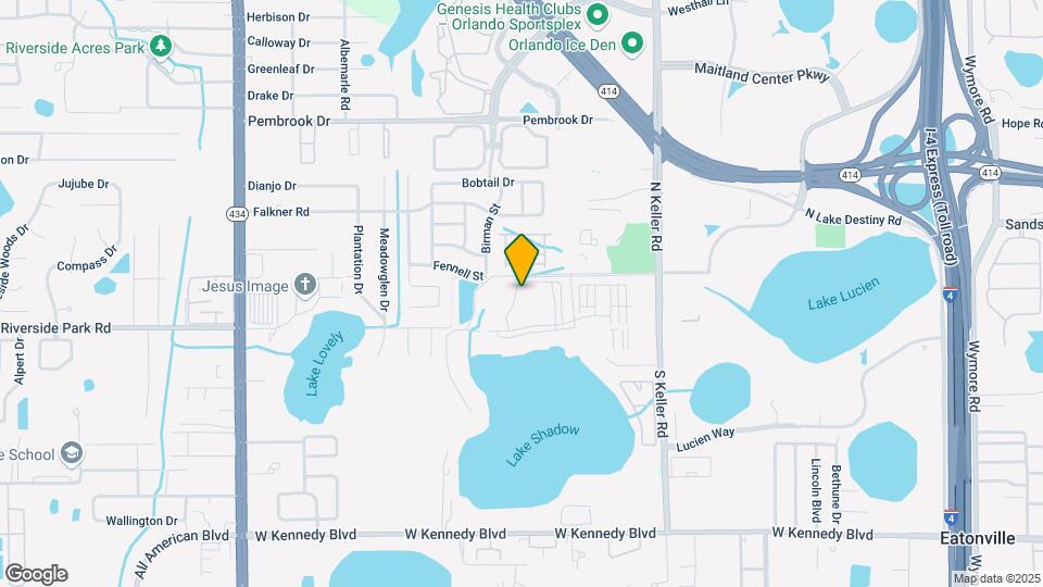 1275 Lake Shadow Cir Map and Location Details