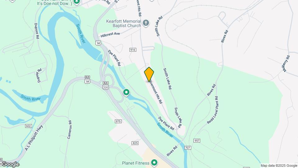 1532 Rivermont Hts Rd Map and Location Details