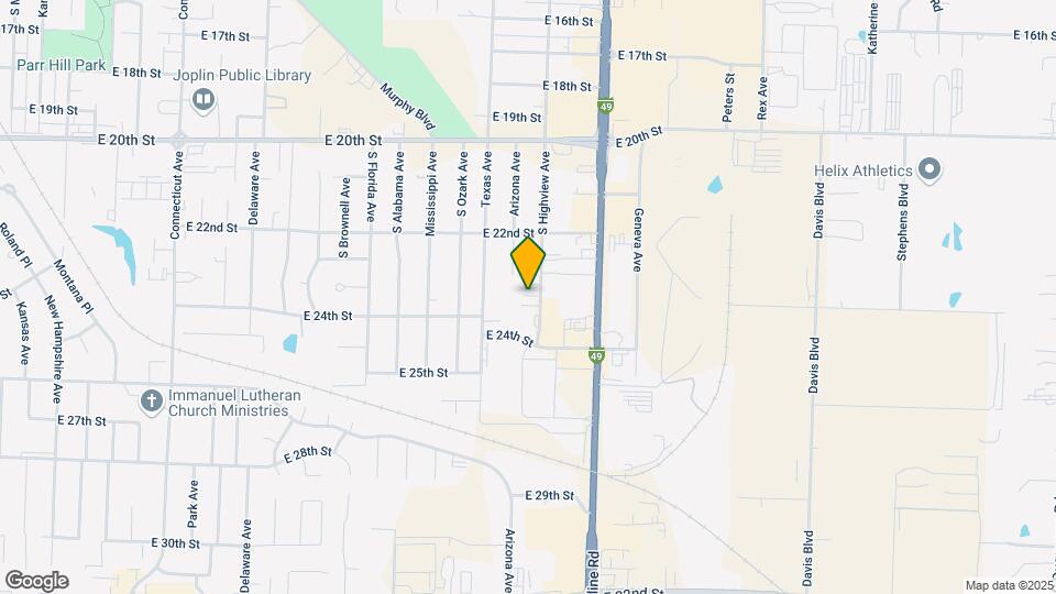 2330 S Highview Ave Map and Location Details