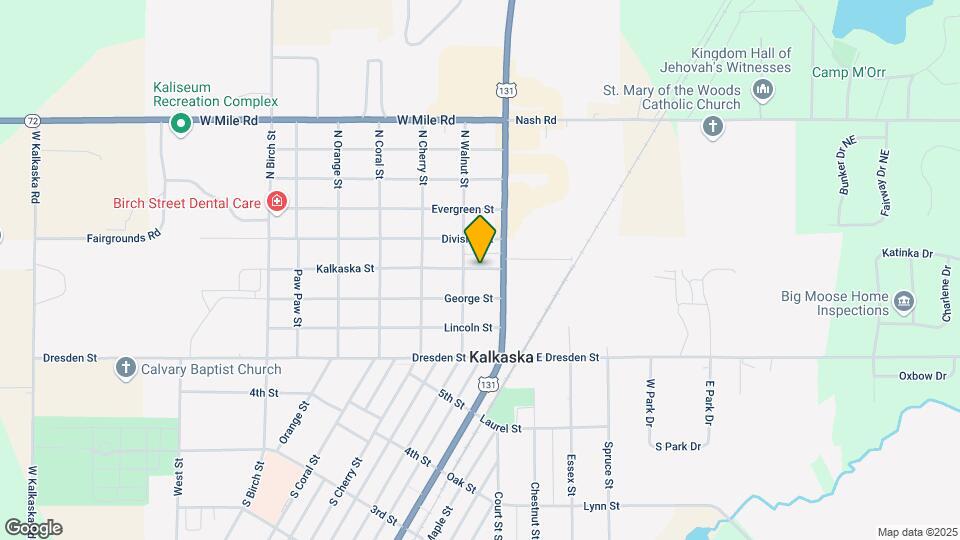 129 Kalkaska st Map and Location Details