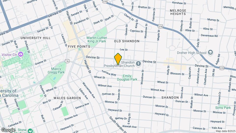 2411 Blossom St Map and Location Details