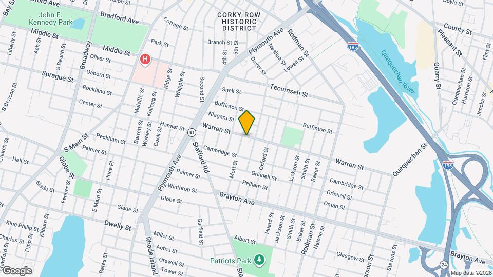 227 Warren St, Unit 2 Map and Location Details