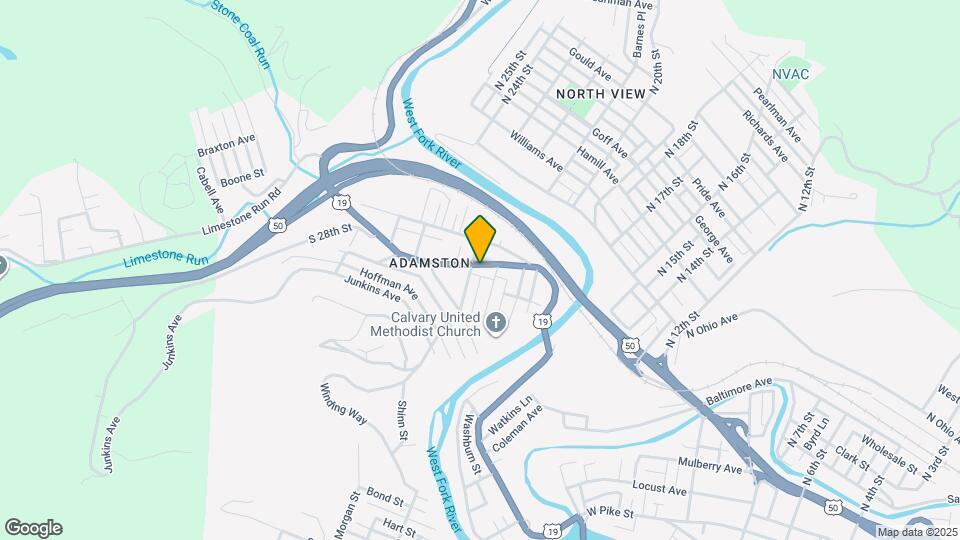 1419 W Pike St Map and Location Details
