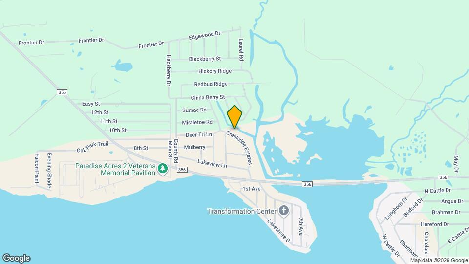 372 Creekside Estates Map and Location Details