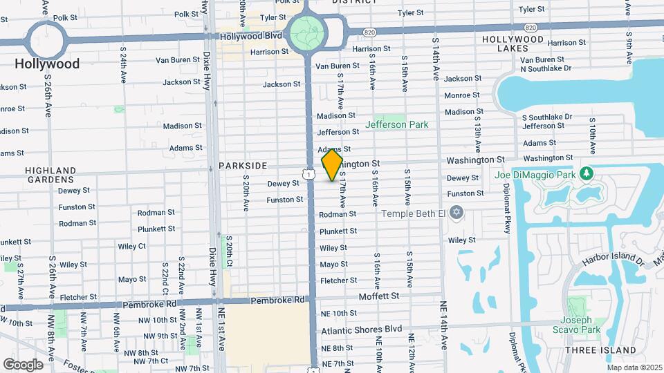 1722 Dewey St Mapa y Detalles de la Ubicación